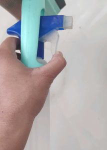 Window Squeegee with Spray