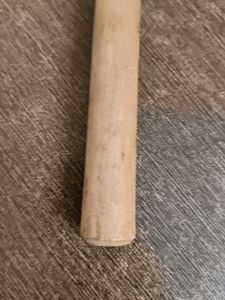 Hammer with wood stick