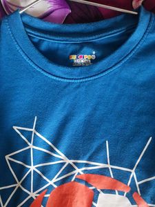 Boys Blue Graphic Long Sleeve Tee