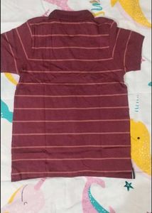Pure Cotton Polo Neck Tshirt