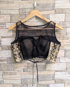 Embroidered Net Blouse