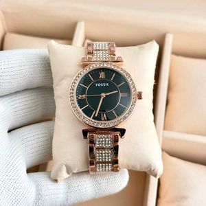 Fossil Women's Rose Gold Watch with Diamonds