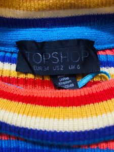 Colorful Striped Long Sleeve Top
