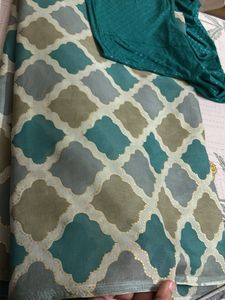 Elegant Teal saree including blouse