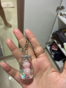 Cute Bear Jar Keychain