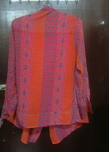Vibrant Printed Bohemian Kimono Jacket