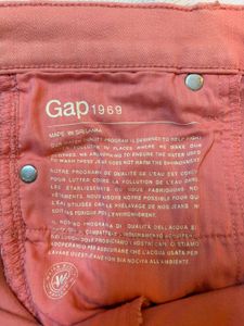 GAP 1969 Mid rise baby pink formal trousers