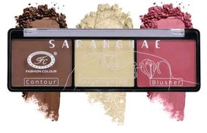 3-in-1 Contour, Highlighter & Blusher Palette