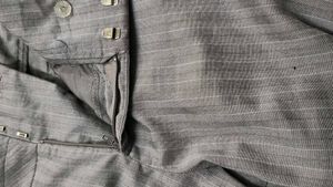 Classic Grey Pinstripe Trousers