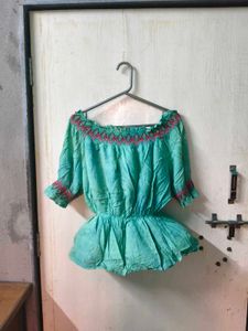 Stylish Off-Shoulder Beach Top