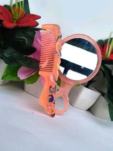 Cute Comb and Mirror Se