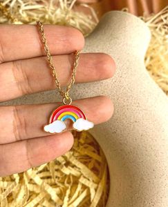 Rainbow Charm Necklace