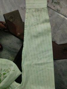 Light Green Embroidered Button-Up Shirt