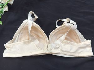 Lace Detail Beige Bra