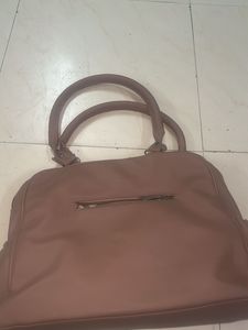 Chic Dusty Rose Shoulder Bag