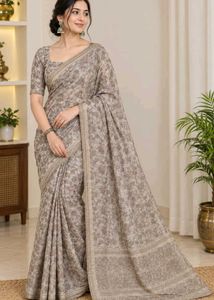 new silk sareewith free kurti set