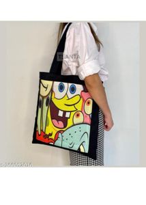 TSANTA Printed Canvas Tote Bag