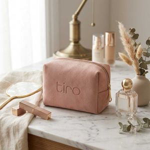 Pink Suede Pouch (mini)