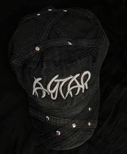Embroidered studded Cap