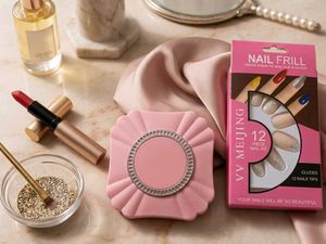 combo of makeup kit, lipstick and nail kit