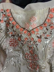 Pakistani dress material with Dupatta