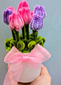 Handcrafted Tulip flower pot