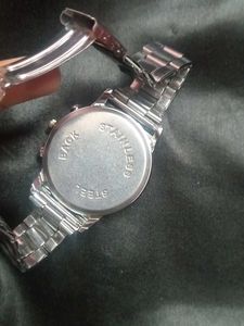 A. Watch Silver Tone Stainless Steel