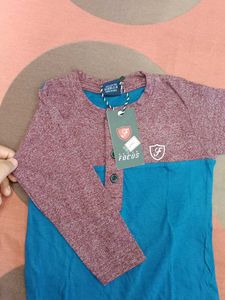 Seven Focus Maroon Textured Shirt