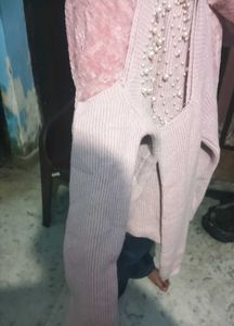 Pink Pearl Embellished Sweater