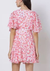 Floral Print Mini Dress