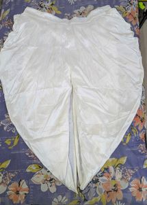 Ethnic Readymade White Colour Dhoti