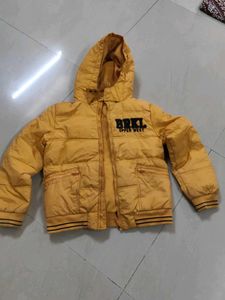 Boys Yellow Puffer Jacket