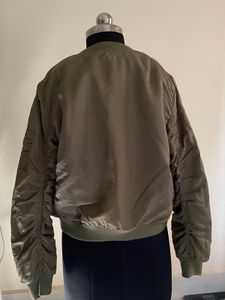 Olive Green Bomber Jacket