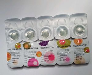 Green Celebration Contact Lens