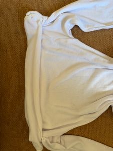 Thrifted Chic Off-Shoulder Asymmetrical Top