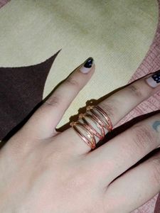 Unique Spiral Statement Ring
