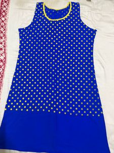 Blue Printed Kurta