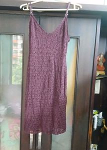 Lace Bodycon Dress - M/L Size