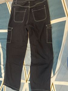 H&amp;M Black Cargo Pants