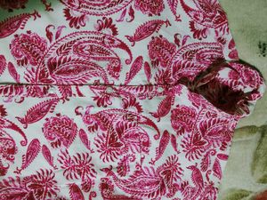 Stylish Pink Paisley Print Shirt