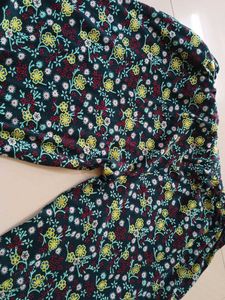 Floral Print Palazzo Pants