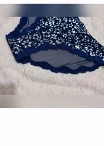 Victoria's Secret Blue Net Panty