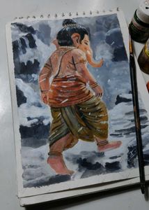 Lord Ganesha Painting