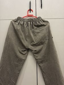 Washed Grey Cargo Pants
