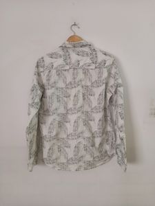 White Printed Shirt ( Men's )