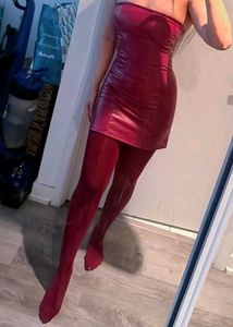 Chic Maroon Pantyhose Tights