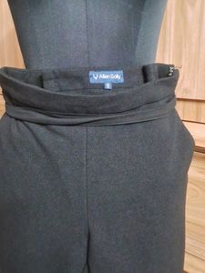 Allen Solly Charcoal Belted Pants