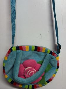 Cute Blue Floral Sling Bag