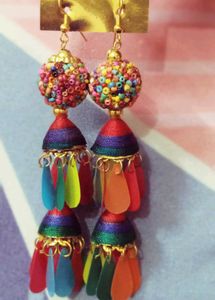 Casual Earings In Multicolour For Girls...