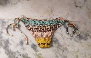 Boho Crochet Trim Bikini Bottoms